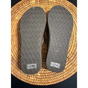Cobian Braided Strap Flip Flops Brown Womens Size 7‎ Woven Thong Sandalsi thumbnail 5