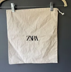 ZARA Drawstring Cotton Dust Bag thumbnail 1