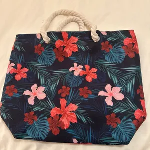 Beach tote bag Blue thumbnail 1