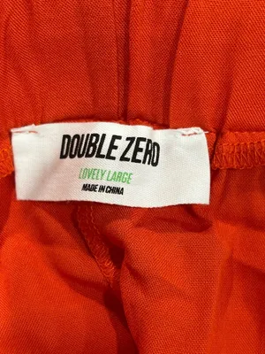 Double Zero Red/orange palazzo Pants size Large thumbnail 8