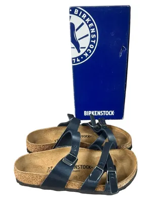 Birkenstock Women's Franca Blue Sandal Size 37 aka 6 #B1234 thumbnail 1