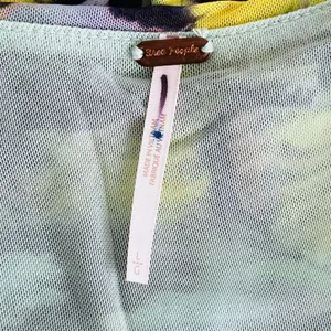 Free People Avenue Print Tank Top in Mint Combo Size Large $58 thumbnail 8