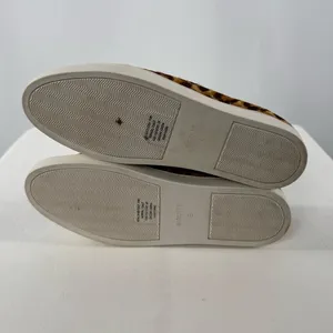 Birdies The Swift Leopard Print‎ Calf Hair Leather Slip On Sneakers Size 8 thumbnail 7