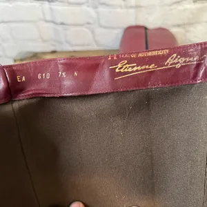 70’s Etienne Aigner Burgundy Red Heel Boots thumbnail 7
