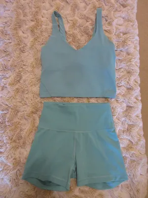 lululemon athletica teal set thumbnail 1