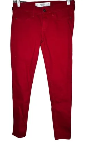 Abercrombie Red‎ Jeans thumbnail 1