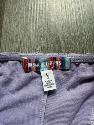 Urban Outfitters Adelaide Lace Mini Dress Lilac Purple Large Stretch thumbnail 3
