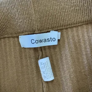 Cowasto Brown Knit Pants XXL Wide Leg Lounge Elastic Waist Cozy Soft thumbnail 5