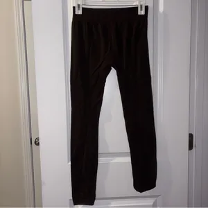 Women's Dark Brown Maze Collection Leggings Size: S/M thumbnail 2