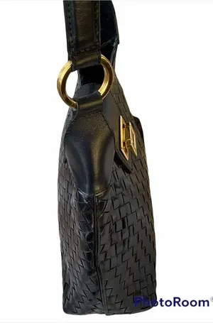 Marc & Marc by Shariff leather bsketweave handbag thumbnail 5