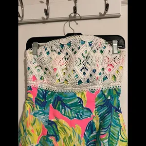 Lilly Pulitzer Tropical Print Dress size 00 thumbnail 2