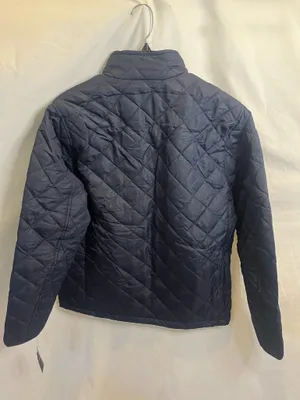 Hawke & Co. navy blue quilted diamond pattern puffer jacket in size M #outdoor #winter. #179 thumbnail 2