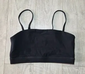 Sunzel Black Women's Sports Bra Soft Tank Top with Adjustable Straps thumbnail 1