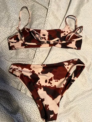 Skatie- cow print bikini thumbnail 4