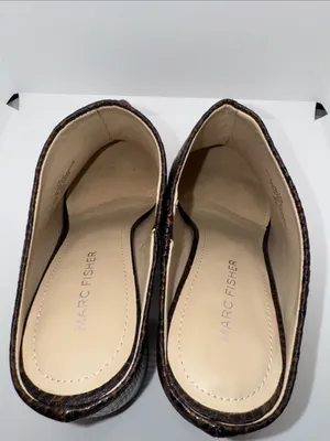 Marc Fisher Ragni Mules Snakeskin Print Women’s Size 7.5 thumbnail 6