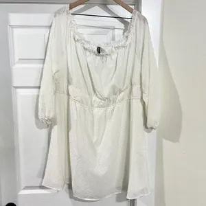 Divided White Off the Shoulder Dress Size XXL thumbnail 3
