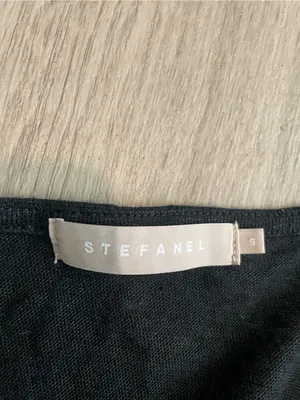 Stefanel Black Lightweight Knit Top thumbnail 3