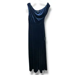 NEW Lulus Coveted Confidence Off-The-Shoulder Velvet Asymmetrical Maxi Dress thumbnail 5
