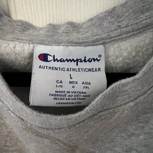 Champion Gray Crewneck Sweater Collegiate Style thumbnail 2