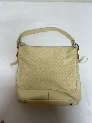 The Trend Textured Cream Shoulder Hobo Bag thumbnail 13