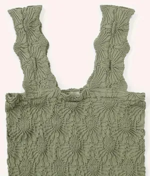 Cami Tank Top With Jacquard Floral thumbnail 7