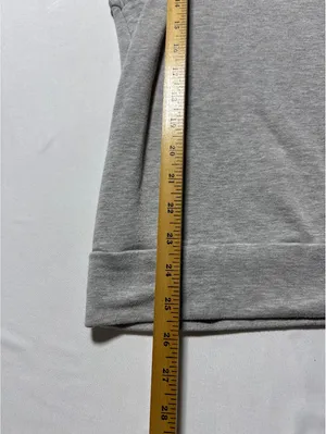 GAP Cozy Gray Snap-Button Sweatshirt - Size Small thumbnail 5