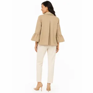 Draper James Womens Jacket Size 4 Preppy Cottagecore Coastal Chic Office Classic thumbnail 2