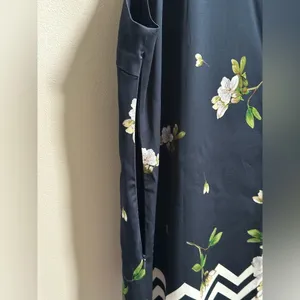 NEW Piero Moretti Navy Blossom Shift Dress Autumn Wedding Guest‎ Dress Plus Size thumbnail 13
