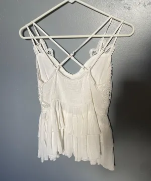 Tank Top To Die For White Size M thumbnail 3