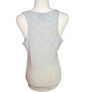 Harley Davidson Tank Top Womens 1XL Gray Rhinestone Logo Racerback Y2K thumbnail 5
