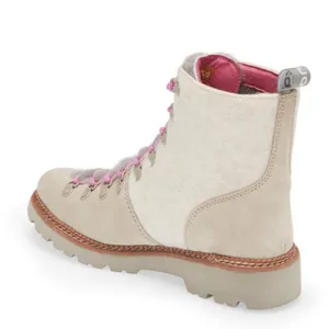 Nwt $180 Bionica Darlene Italiansuede Leather Waterproof Boots Moonstone thumbnail 2