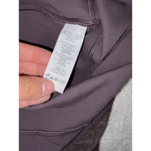 Alo Yoga Sheila High-Rise Velour-Panel Leggings Deep Purple Size M thumbnail 3