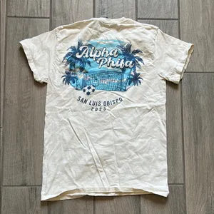 Gildan Alpha phifa Cream Short Sleeve Tee thumbnail 4