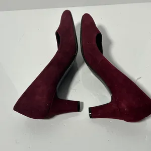 Easy Spirit Esquota Burgundy Suede Kitten Heel Round Toe Pumps Womens 8.5 M‎ thumbnail 10