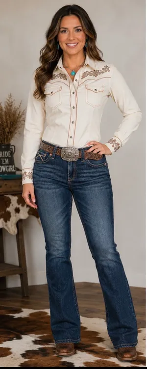 Ariat Women's REAL Bootcut Jeans thumbnail 1