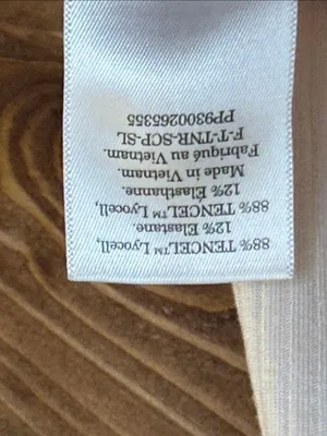 Everlane Women’s Small White Ribbed Tank Top Scoop Neck Sleeveless Basic (9327) thumbnail 4