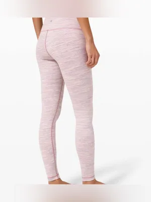 lululemon athletica Light Lavender Ribbed Leggings thumbnail 2