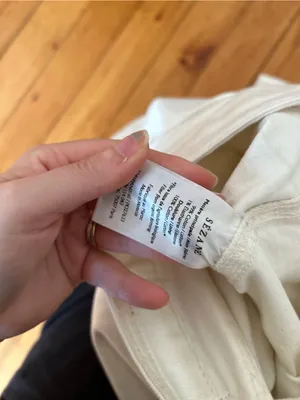 Sézane denim white jeans 36/ 4 thumbnail 4