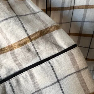 NWT‎ Jenni Kayne Flannel Pajama Top Ivory Plaid Small 100% Cotton Cozy Sleepwear thumbnail 11