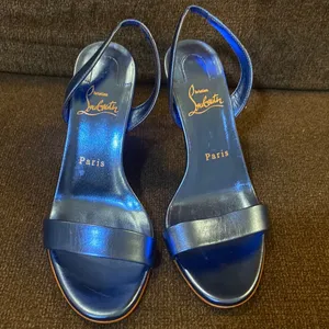 Christian Louboutin blue O Marlyn Heel size 37.5 thumbnail 2