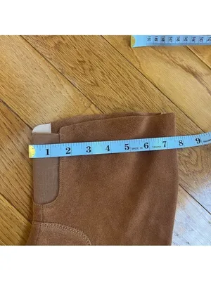 Kelsi Dagger Brooklyn Logan over-the-knee boot in brown chestnut suede Sz 6.5 thumbnail 8