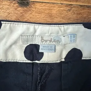 Boden navy blue flat front US6 business casual royalcore slacks thumbnail 3