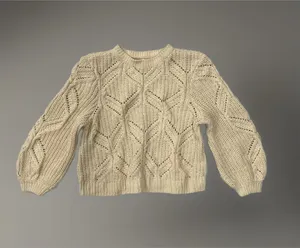 Maurice's 🎞️ Cream Cable Knit Crewneck Sweater in Women’s Sm thumbnail 2