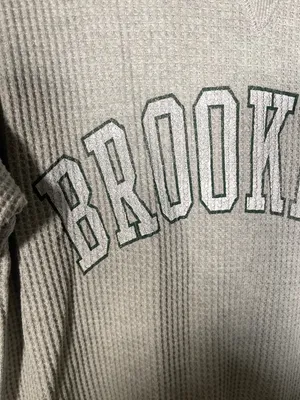 Aerie Womens Brooklyn Waffle Crewneck Sweatshirt Gray Xs Oversized thumbnail 5