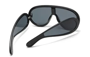 Aviator Style Sunglasses Oversized Frames Black thumbnail 2