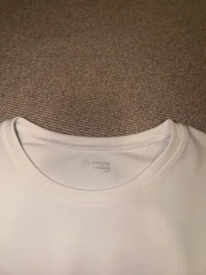 OFFLINE by Aerie Long Sleeve Cropped White thumbnail 2