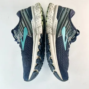 Brooks Adrenaline 19 Running Sneakers Walking Shoe Navy Blue Turquoise Women 7.5 thumbnail 6