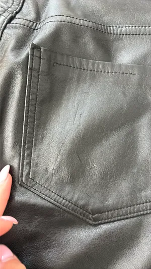revice Denim leather black pants thumbnail 3