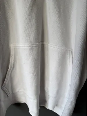 Aerie White Half-Zip Pullover Sweatshirt XS thumbnail 5
