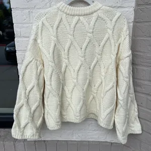 NWOT Mustard Seed Maggie Cable Knit Cardigan thumbnail 11